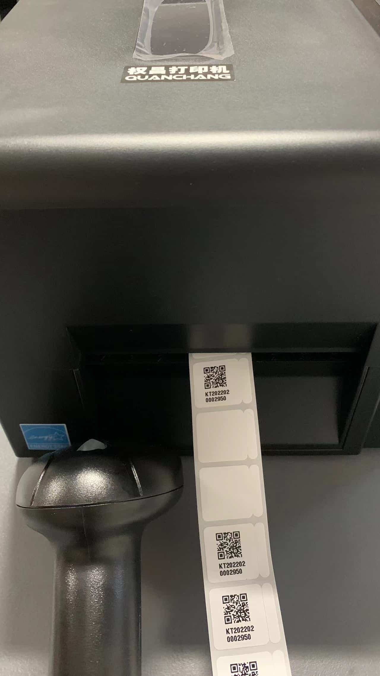 臺灣掃描一張二維碼,標簽打印機打印一張二維碼,無需要用電腦